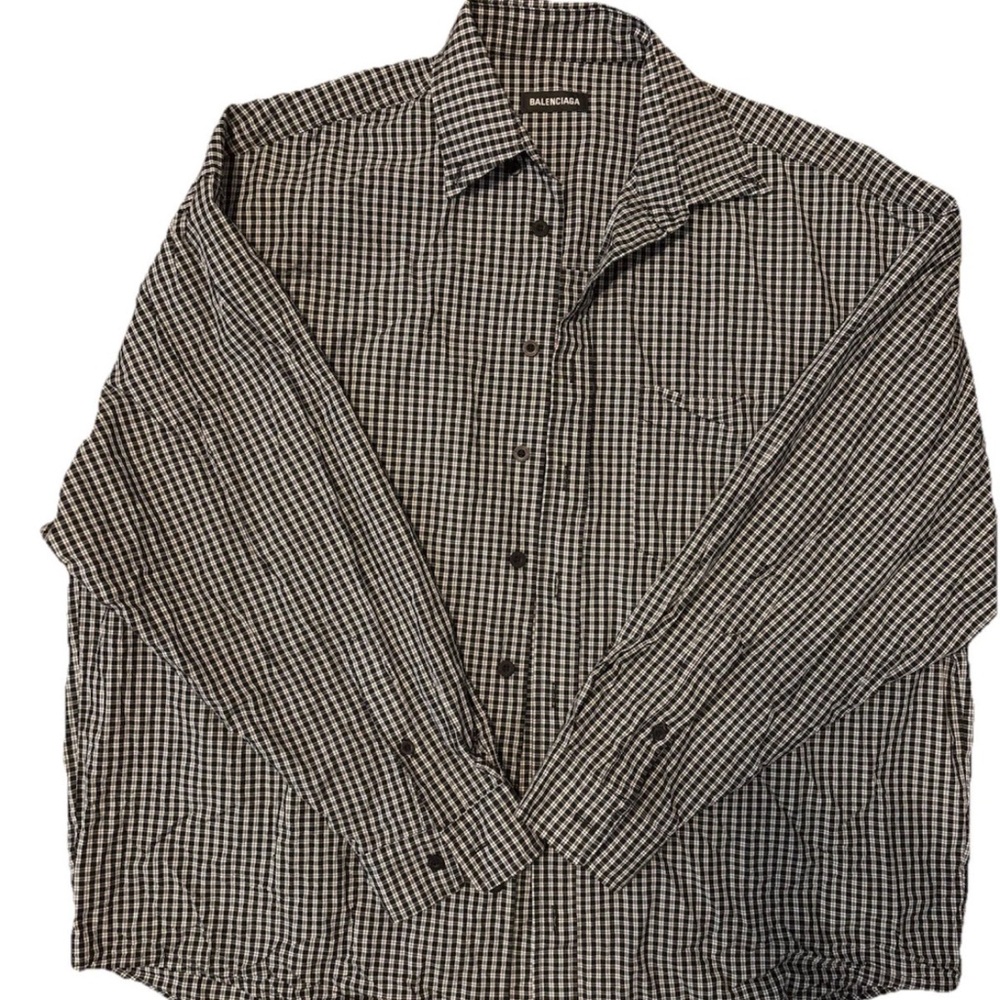 Balenciaga Checkered Shirt